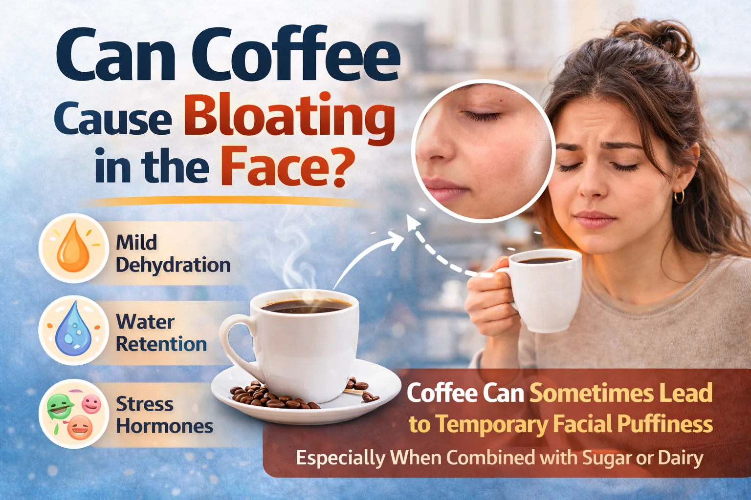 Can Coffee Cause Bloating in the Face