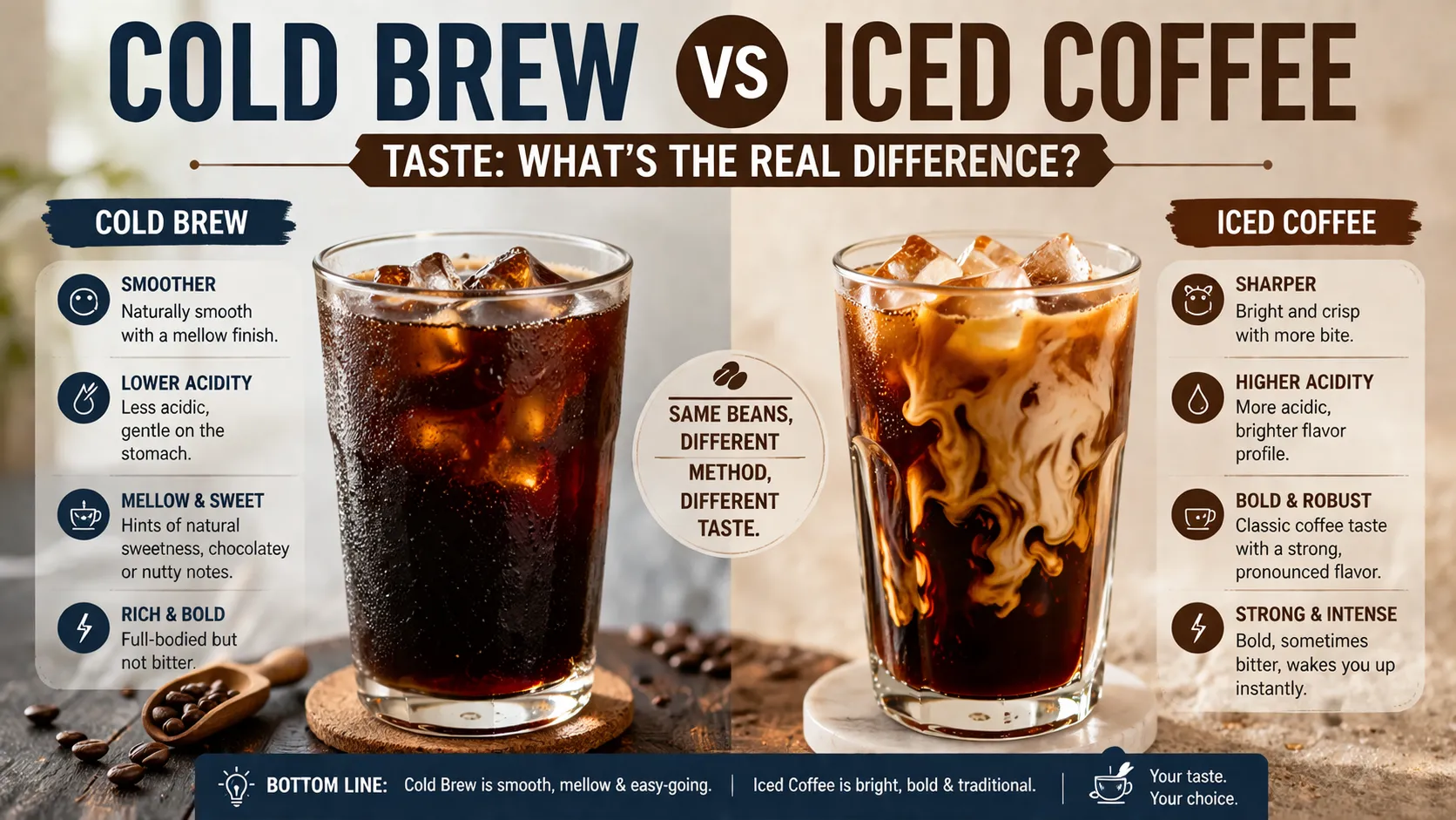 Cold Brew vs Iced Coffee Taste What’s the Real Difference