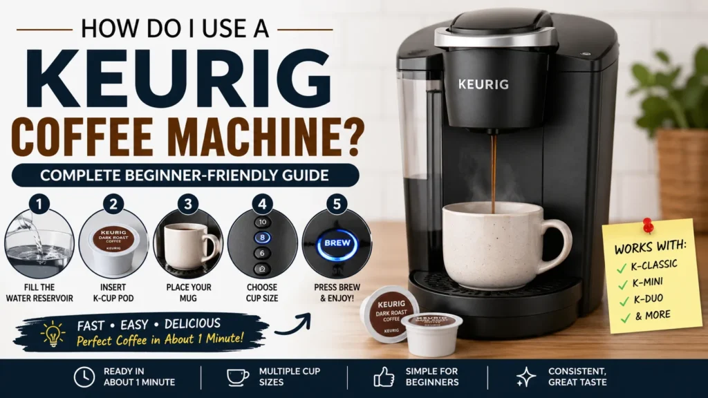 How Do I Use a Keurig Coffee Machine? Complete Beginner-Friendly Guide