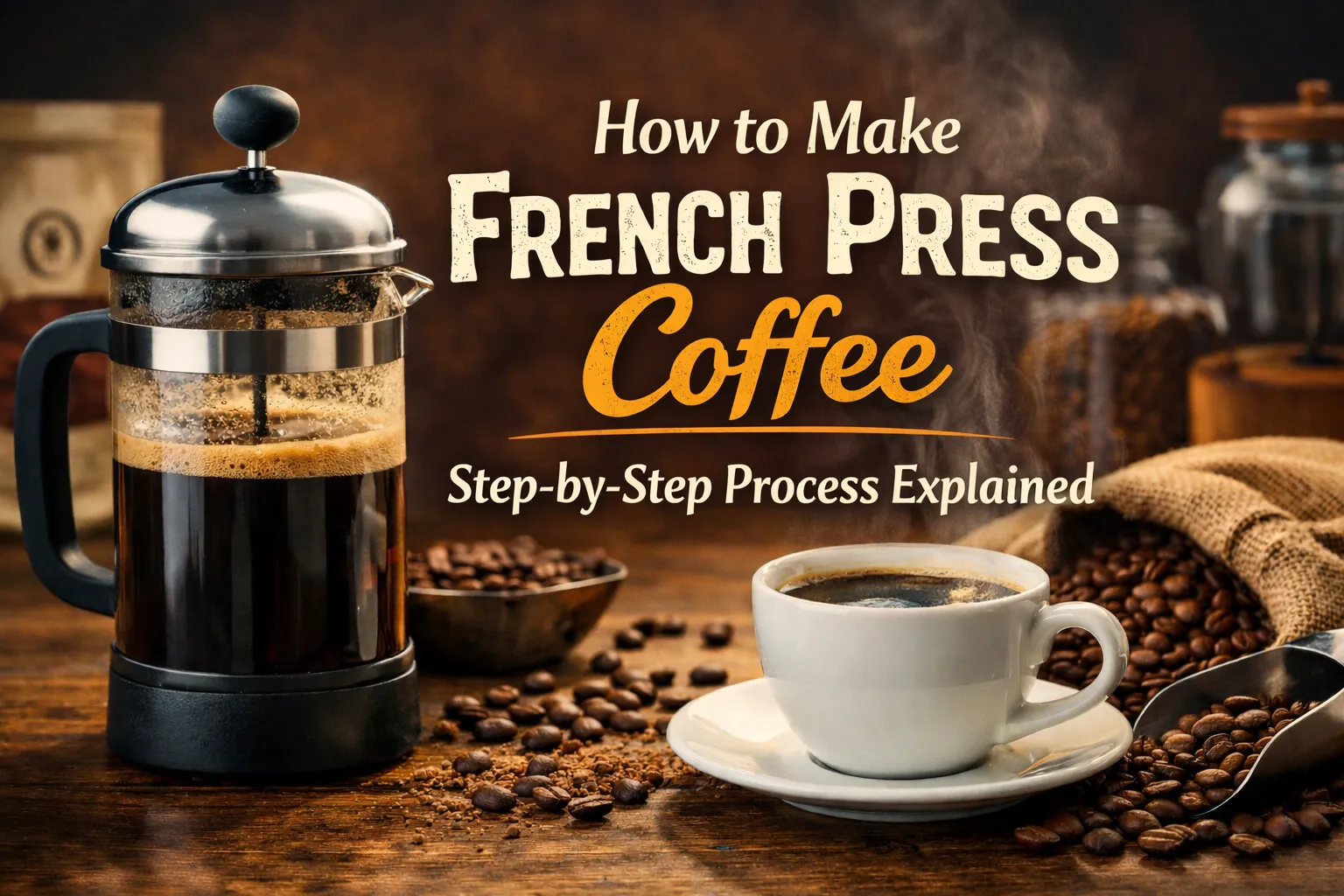 How to Make French Press Coffee (Step-by-Step Process Explained)