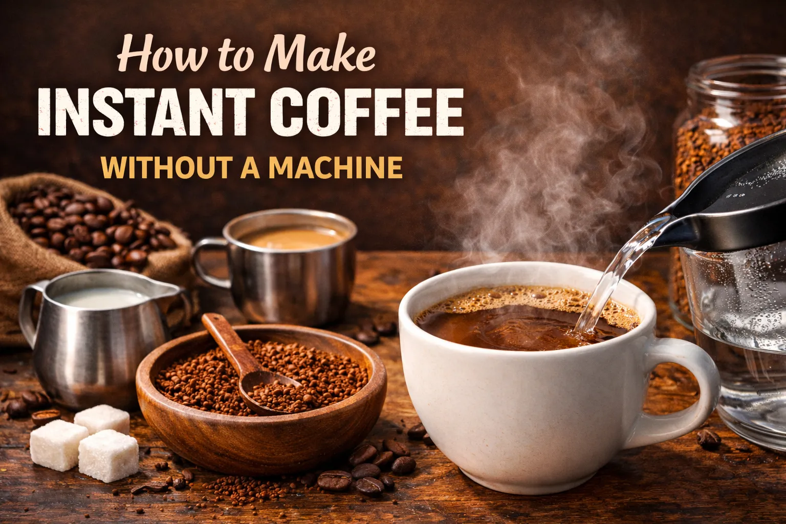 How to Make Instant Coffee Without a Machine