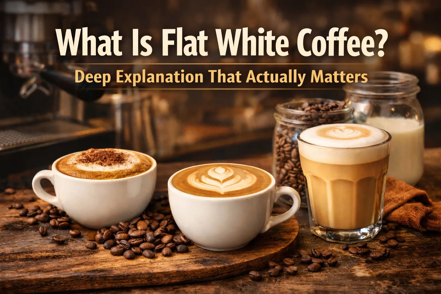 What Is Flat White Coffee (Deep Explanation That Actually Matters)