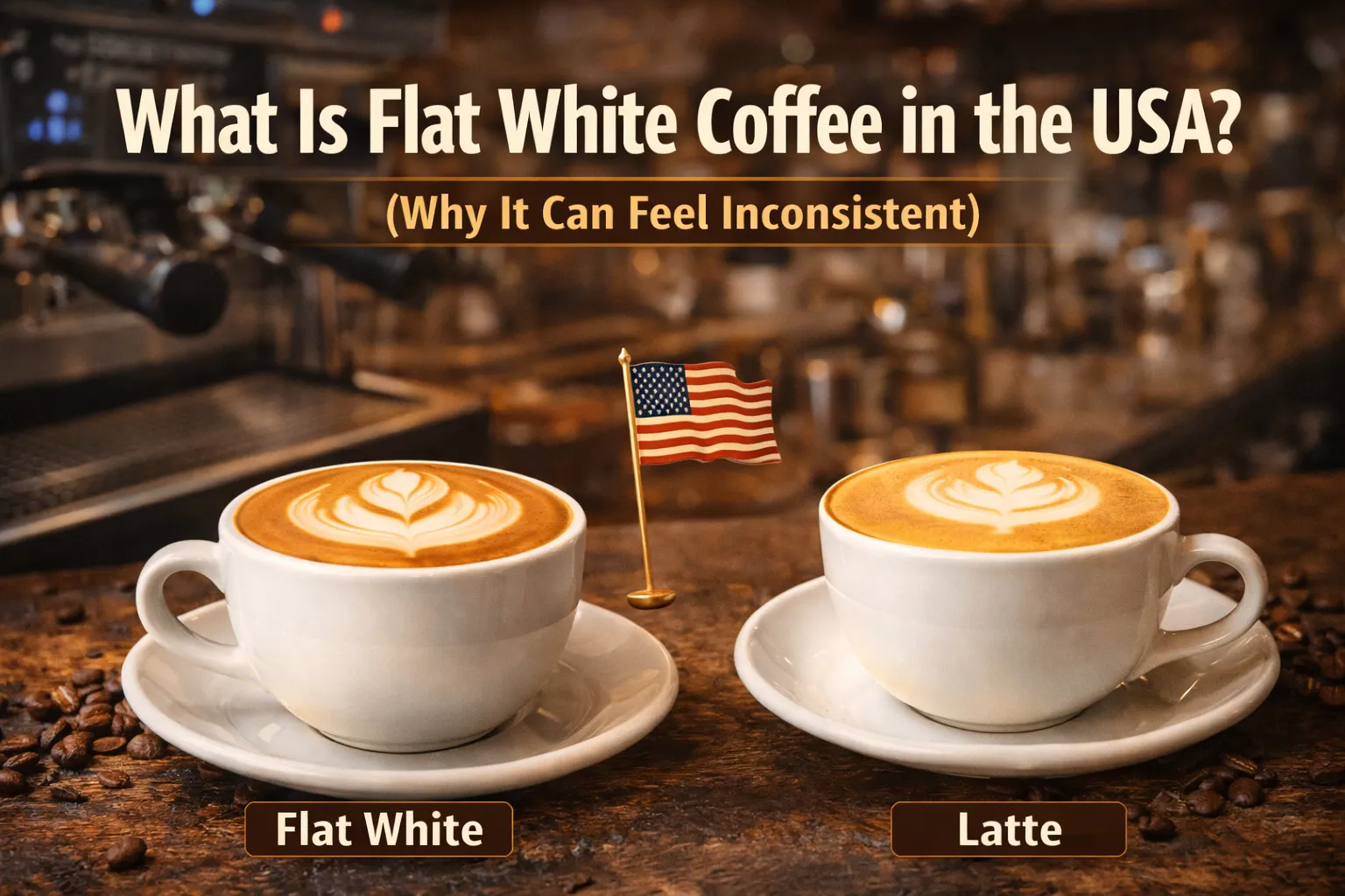 What Is Flat White Coffee in the USA (Why It Can Feel Inconsistent)