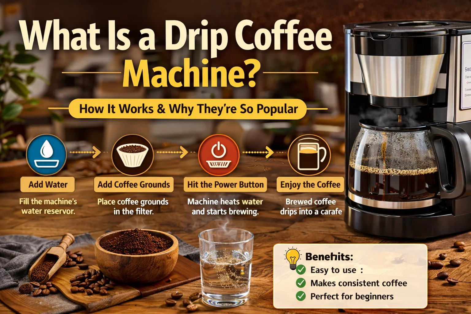 What Is a Drip Coffee Machine