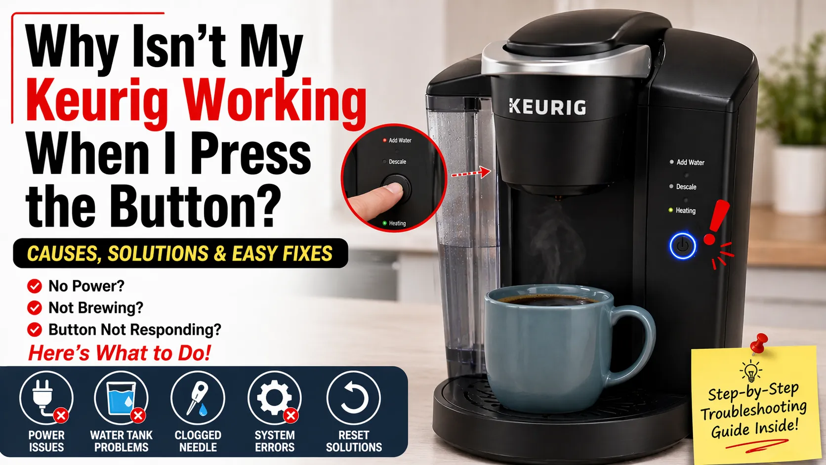 Why Isn’t My Keurig Working When I Press the Button