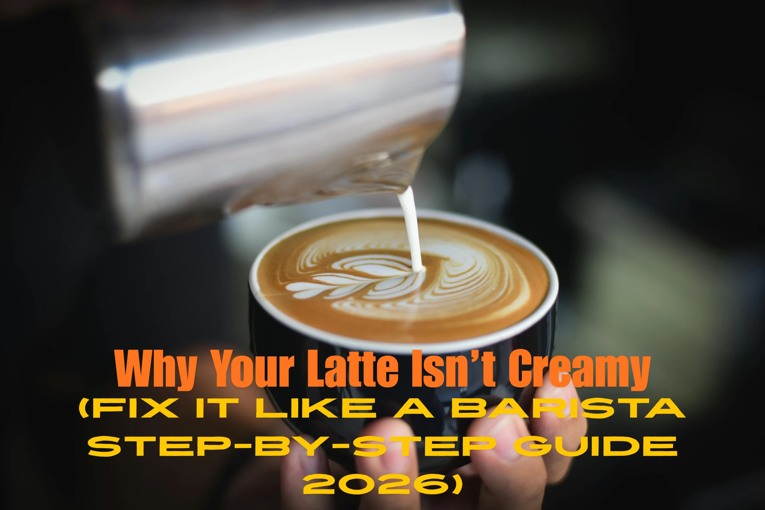 how to make a creamy latte like a barista