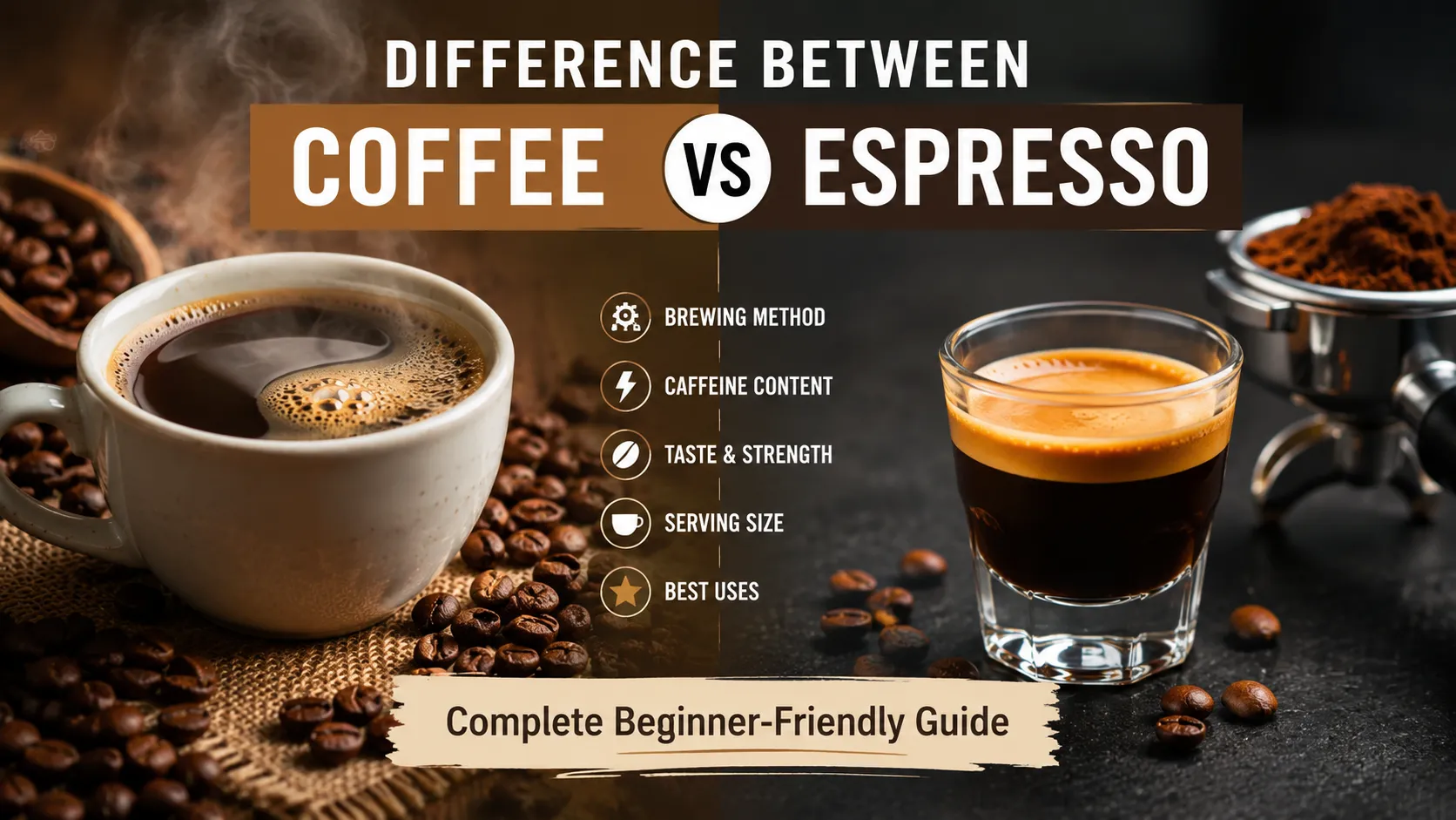 Difference Between Coffee and Espresso