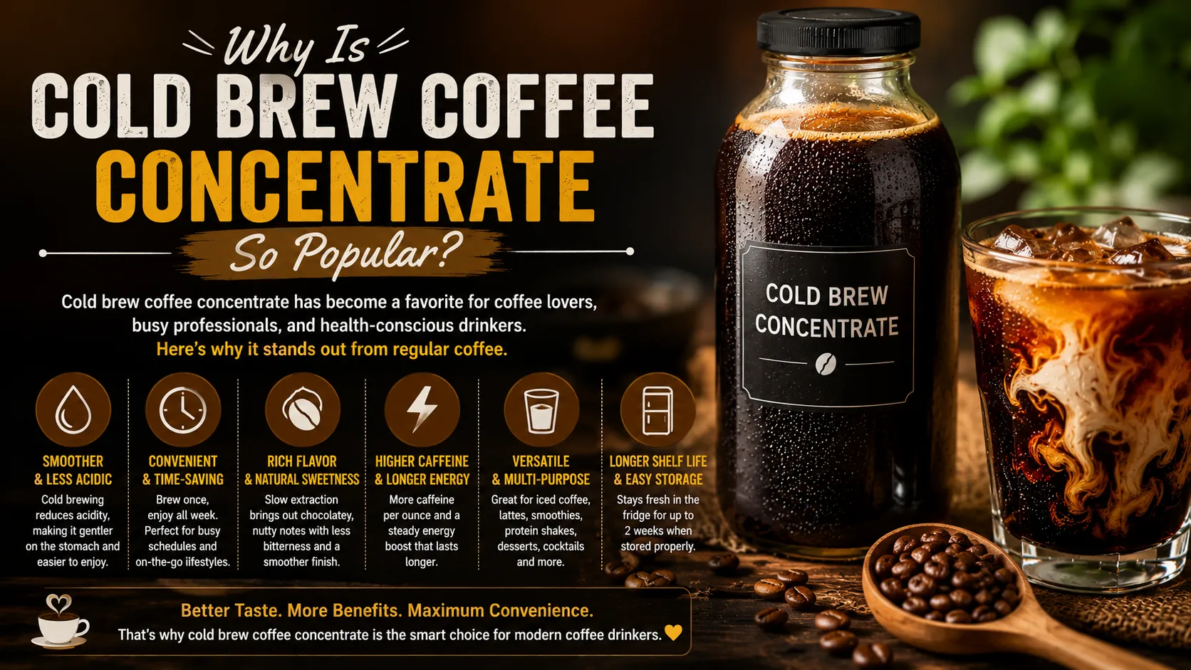 Why Is Cold Brew Coffee Concentrate So Popular
