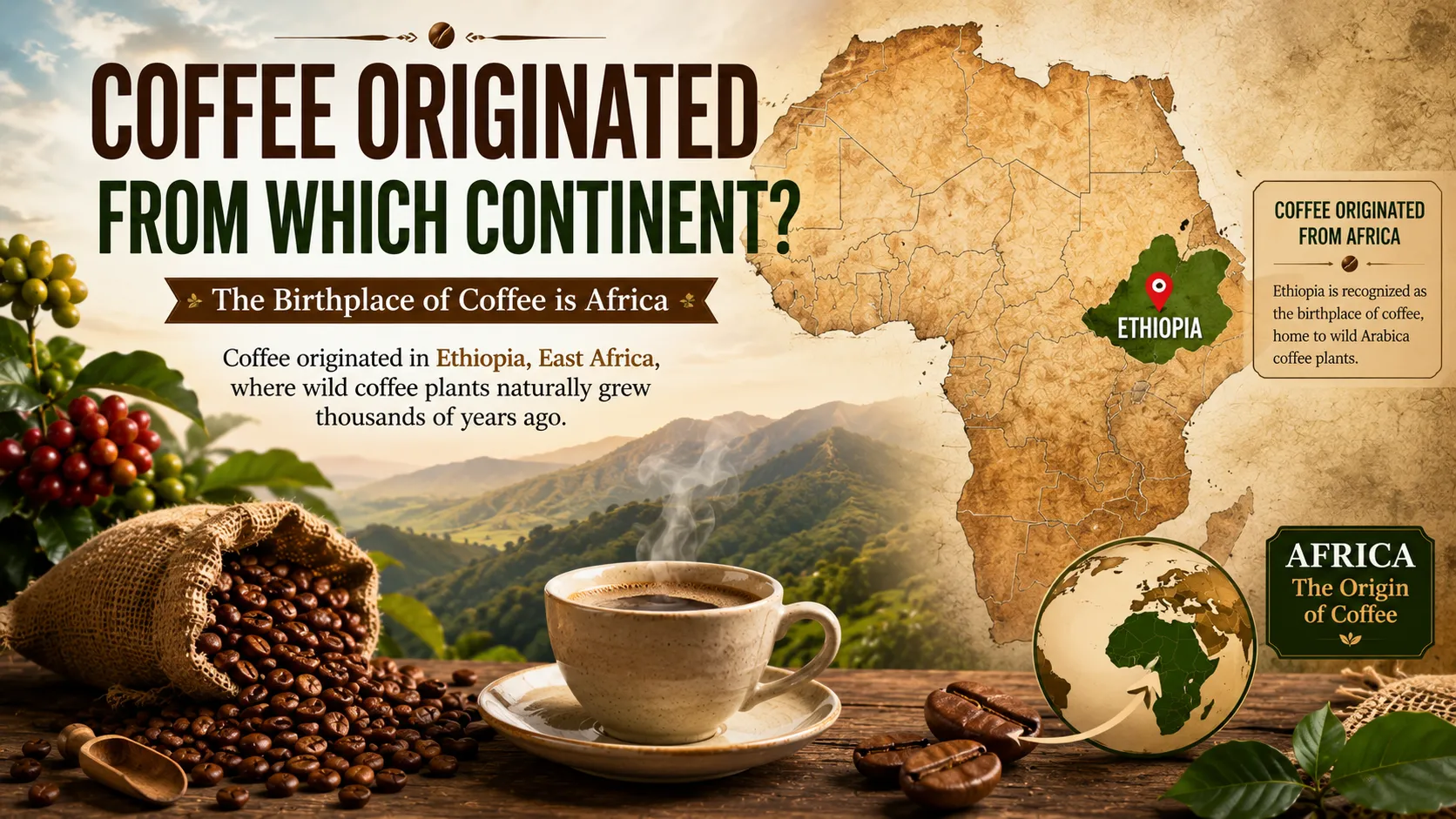 Coffee Originated From Which Continent