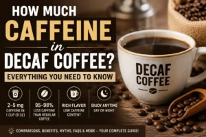 How Much Caffeine in Decaf Coffee