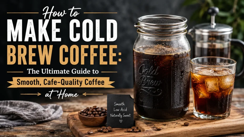 How to Make Cold Brew Coffee: The Ultimate Guide to Smooth, Cafe-Quality Coffee at Home