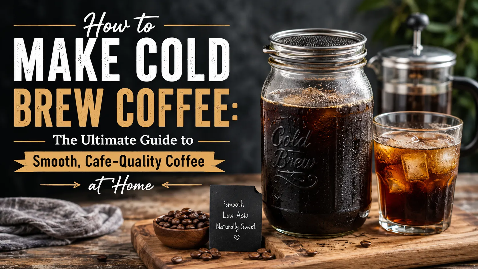 How to Make Cold Brew Coffee