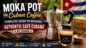 Moka Pot for Cuban Coffee