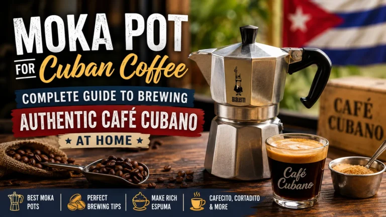 Moka Pot for Cuban Coffee