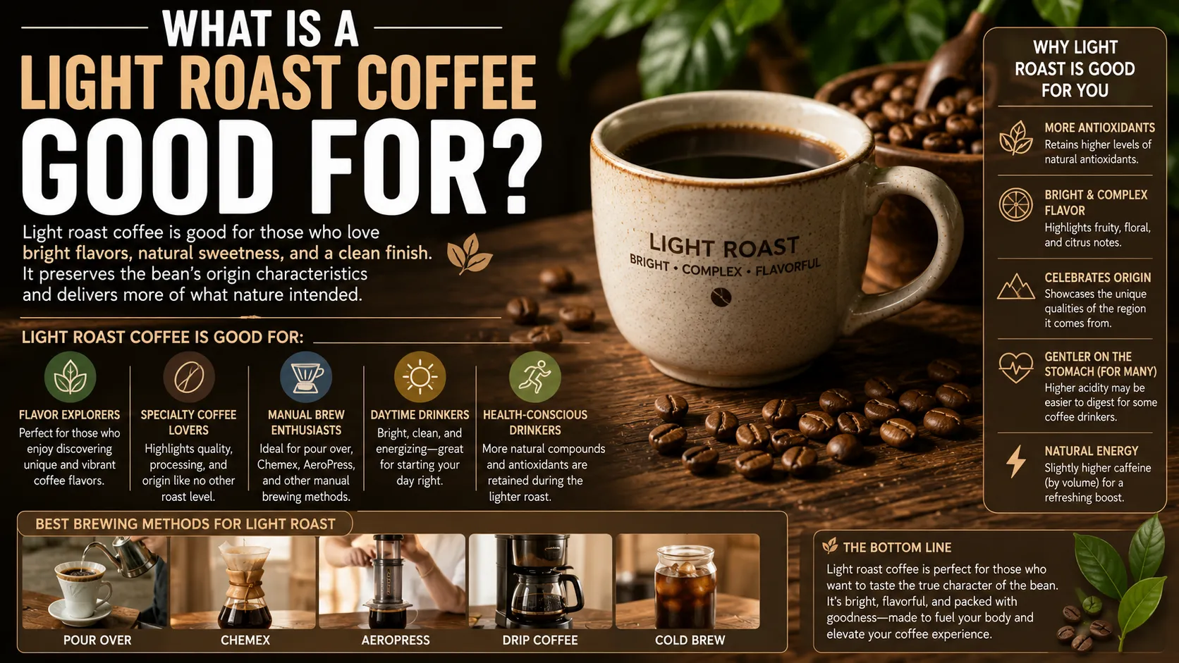 What Is a Light Roast Coffee Good For