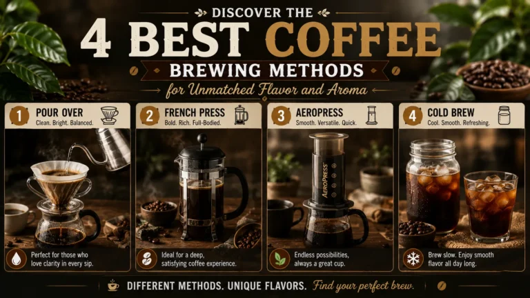 4 best coffee brewing methods