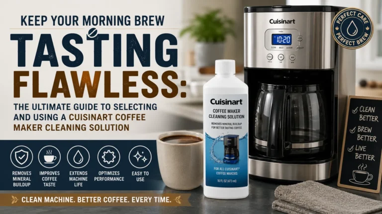 Cuisinart Coffee Maker Cleaning Solution