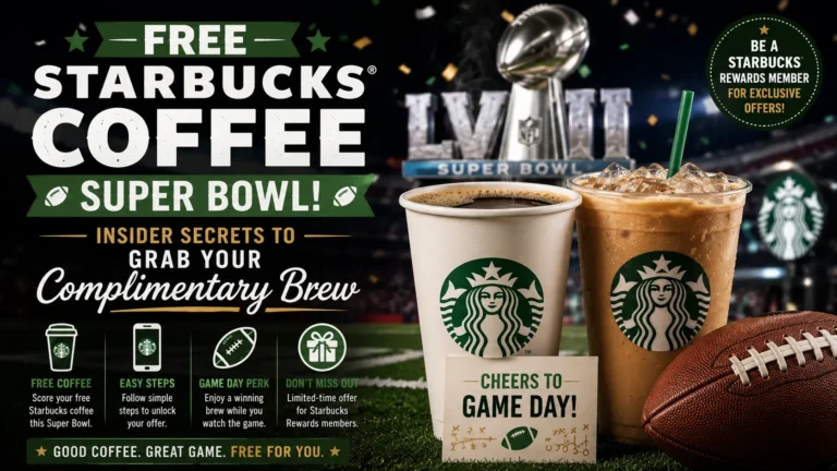 Free Starbucks Coffee Super Bowl