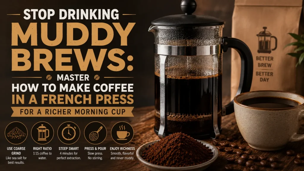 How to Make Coffee in a French Press