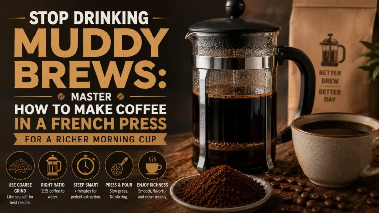 How to Make Coffee in a French Press