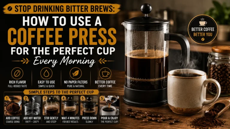How to Use a Coffee Press