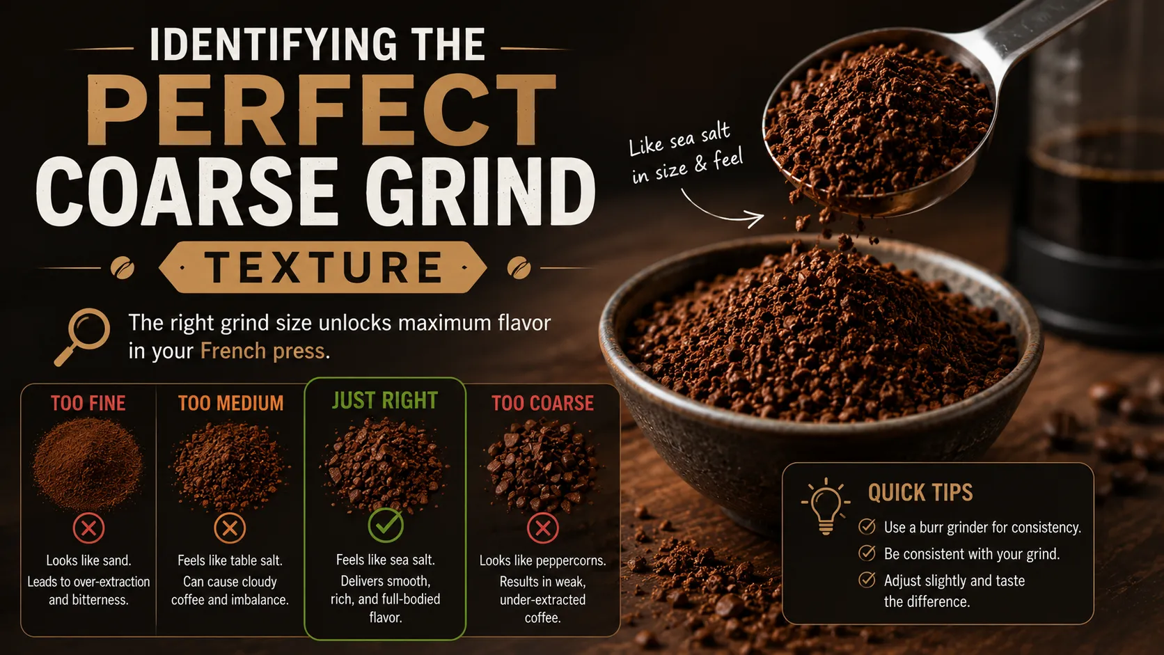 Identifying the Perfect Coarse Grind Texture