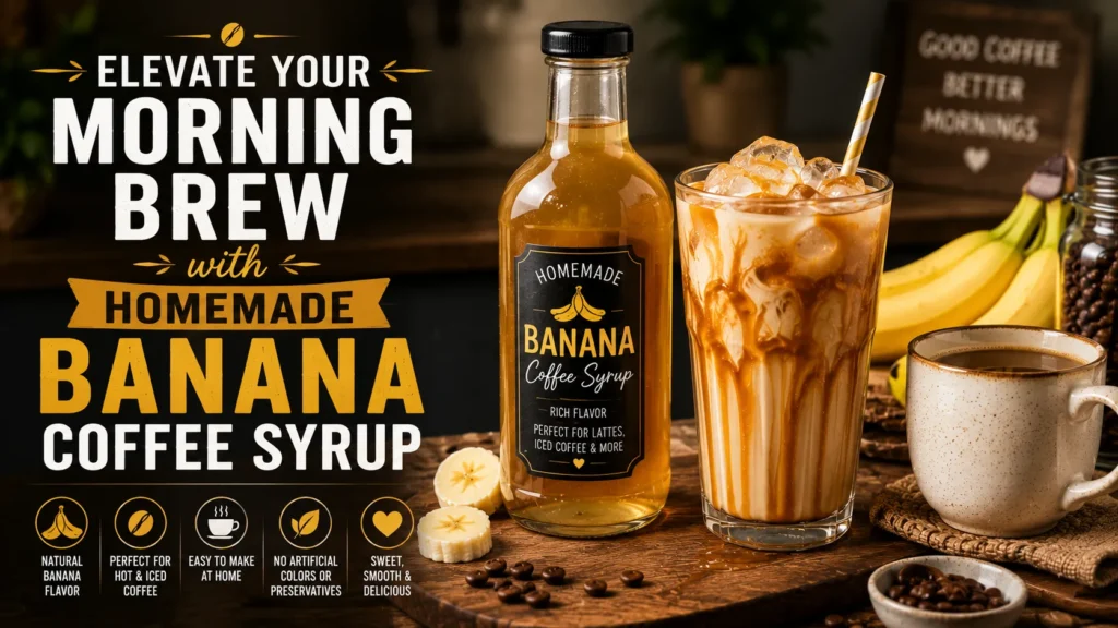 Elevate Your Morning Brew with Homemade Banana Coffee Syrup