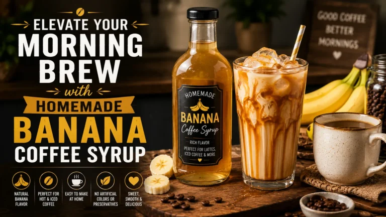 banana coffee syrup