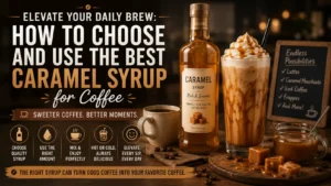 caramel syrup for coffee