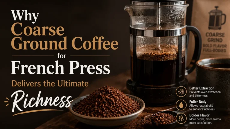 coarse ground coffee for French press