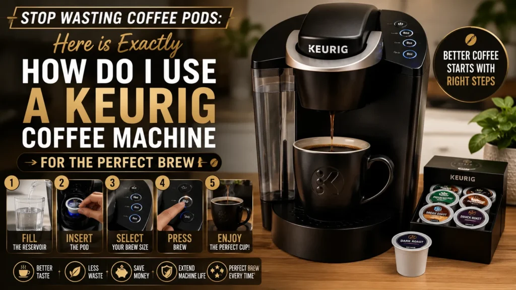 how do i use a keurig coffee machine