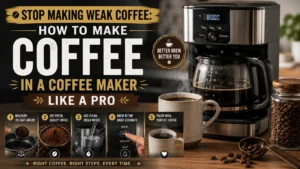 how to make coffee in a coffee maker