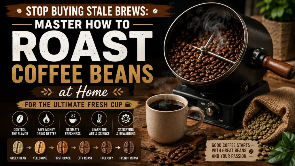 Stop Buying Stale Brews: Master How to Roast Coffee Beans at Home for the Ultimate Fresh Cup