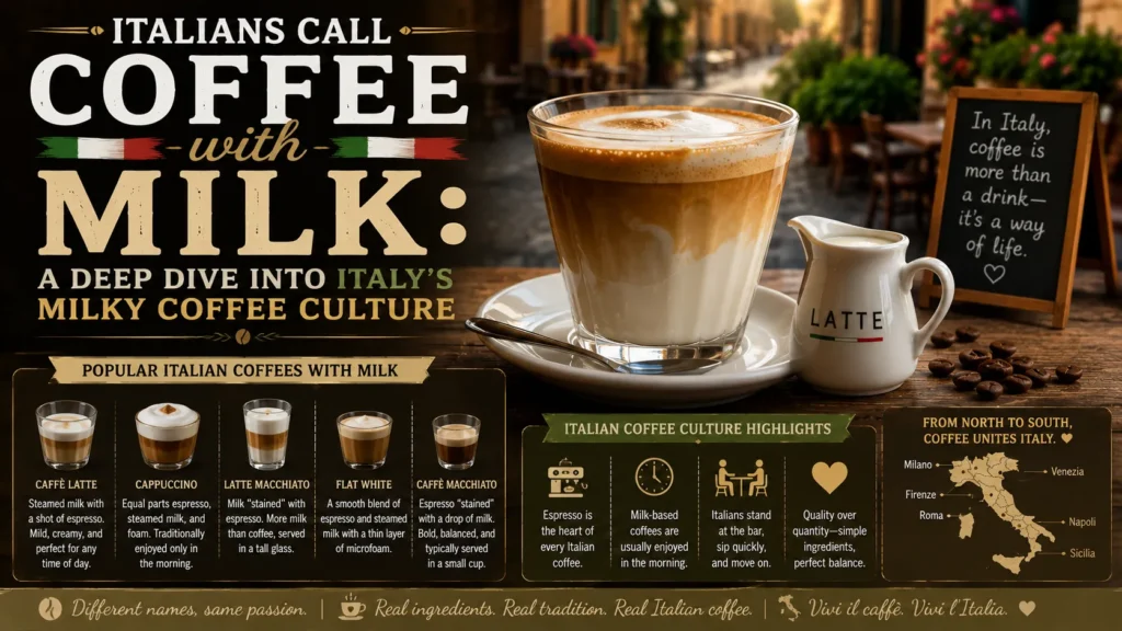 Italians Call Coffee with Milk: a Deep Dive into Italy’s Milky Coffee Culture