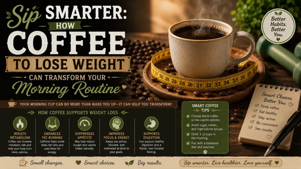 Sip Smarter: How Coffee to Lose Weight Can Transform Your Morning Routine