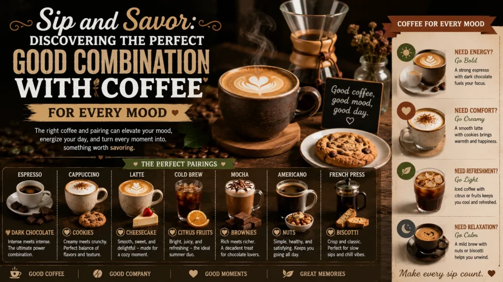 Sip and Savor: Discovering the Perfect Good Combination with Coffee for Every Mood