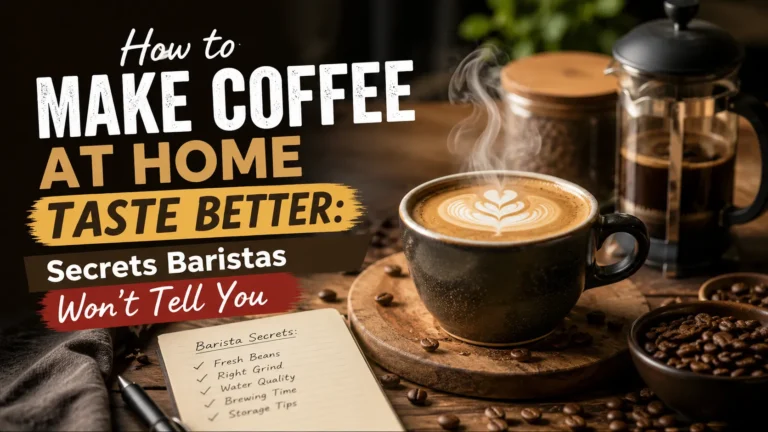 how to make coffee at home taste better