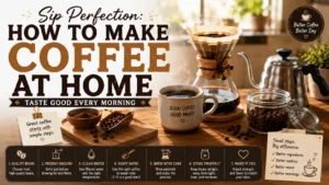 how to make coffee at home taste good