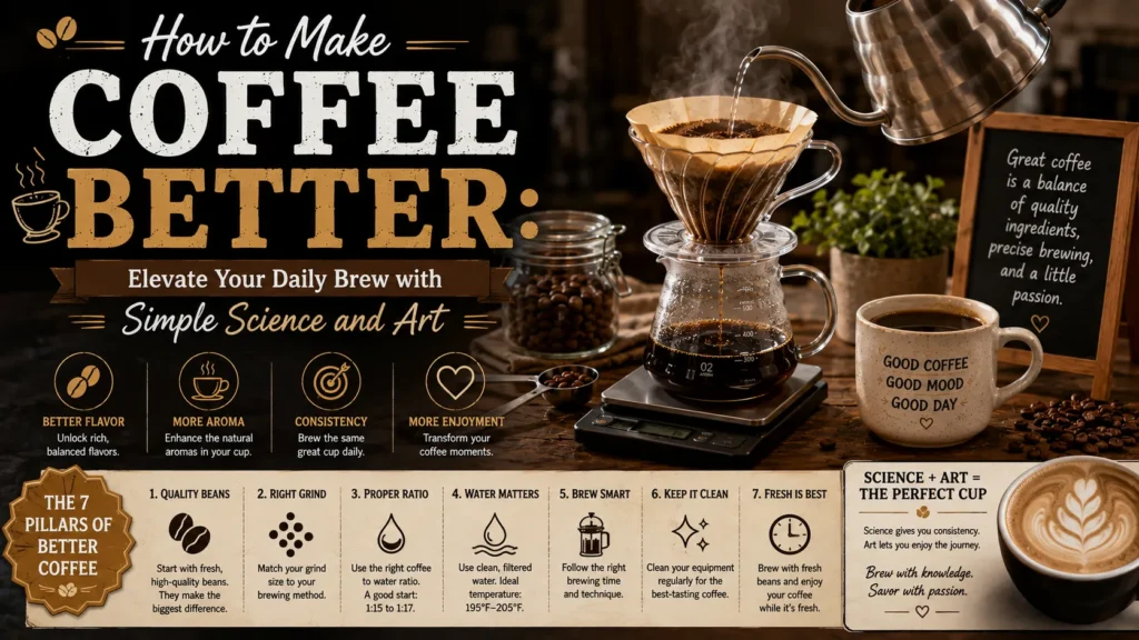 How to Make Coffee Better: Elevate Your Daily Brew with Simple Science and Art