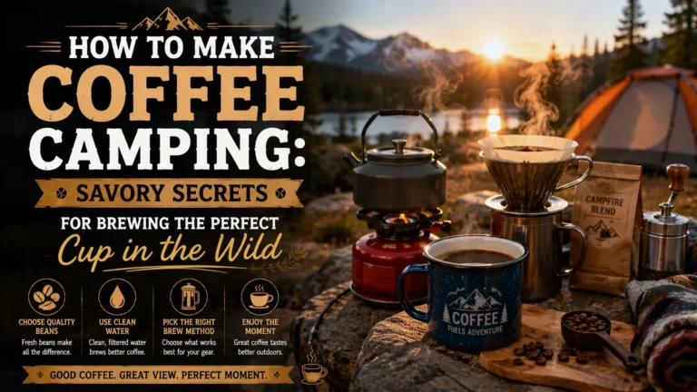 how to make coffee camping