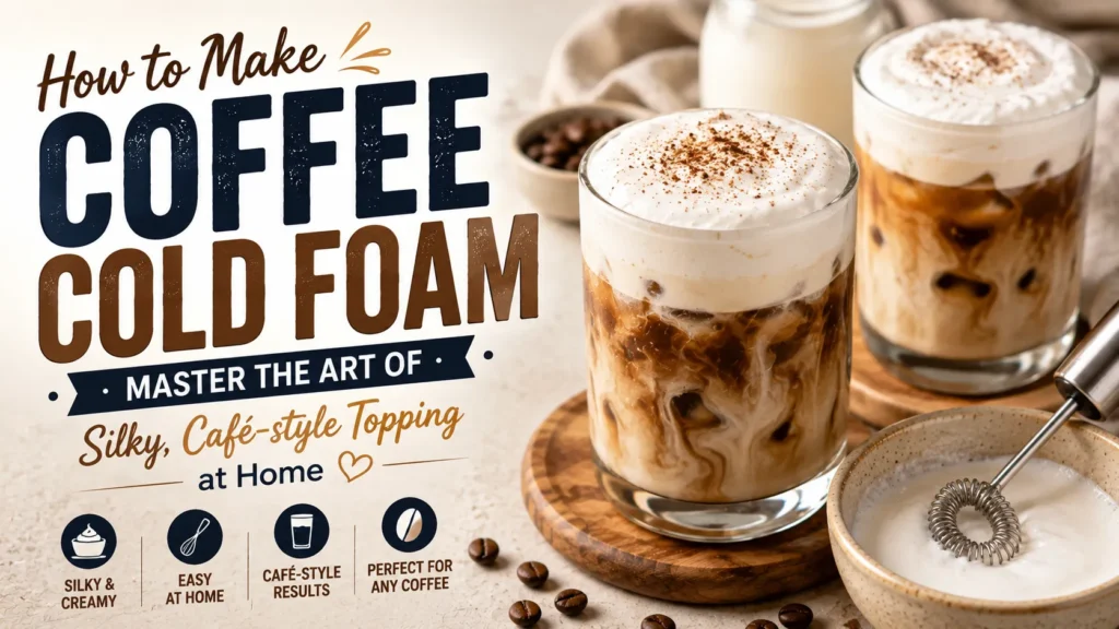 How to Make Coffee Cold Foam: Master the Art of Silky, Café‑style Topping at Home