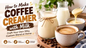 how to make coffee creamer with milk