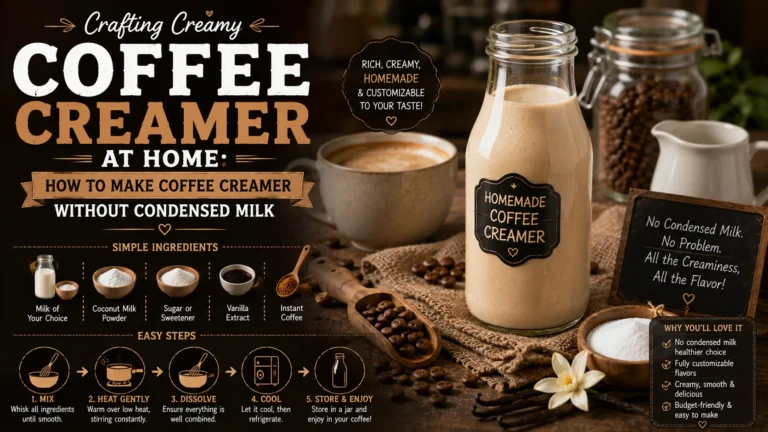 how to make coffee creamer without condensed milk